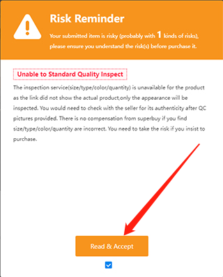 Betalen door Taobao agent